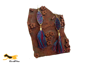 Multi Color Tassel Earrings
