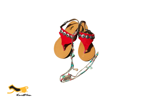 Red Arrowhead Sandal